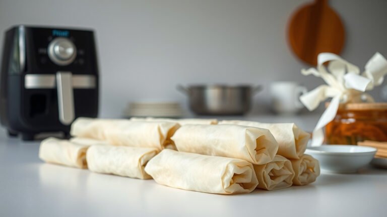 Can You Air Fry Uncooked Rice Rolls?