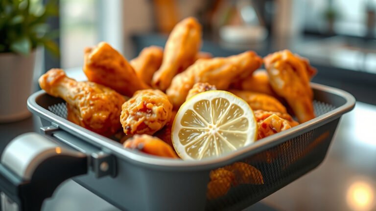 How Long To Air Fry Chicken Wings Lemon?