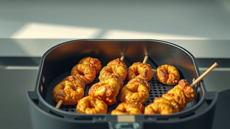 How To Air Fry Frozen Beef Reshmi Kebabs?