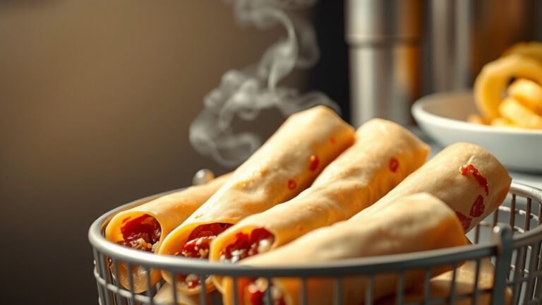 How To Air Fry Frozen Beef Spring Rolls?