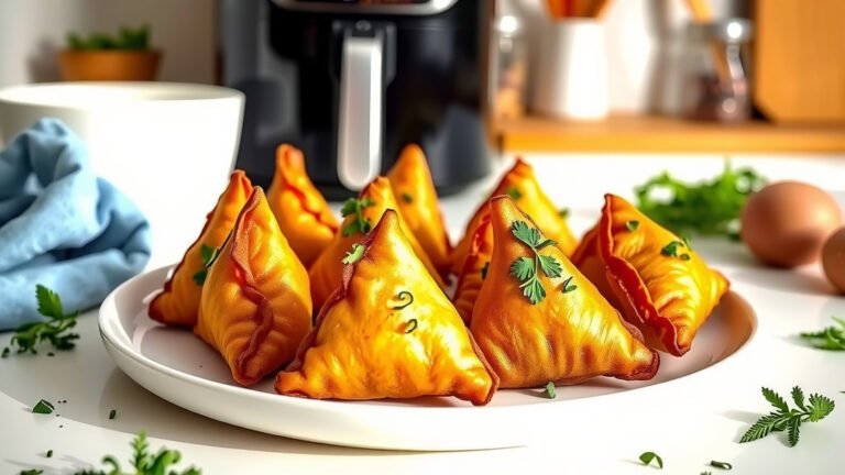 How To Air Fry Frozen Lamb Samosas?