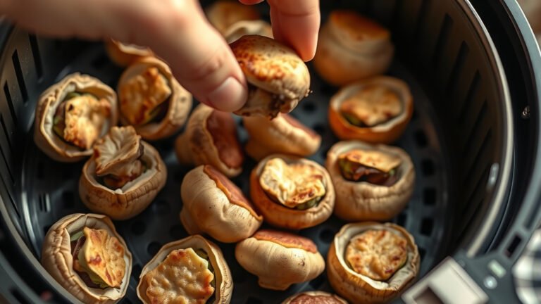 How To Air Fry Frozen Stuffed Mushrooms?