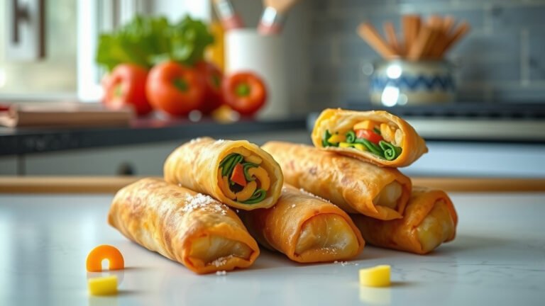 How To Air Fry Frozen Vegetable Egg Rolls?