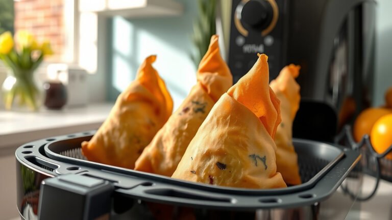 How To Air Fry Frozen Vegetable Samosa Rolls?