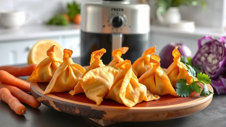 How To Air Fry Frozen Vegetable Wontons Frozen?