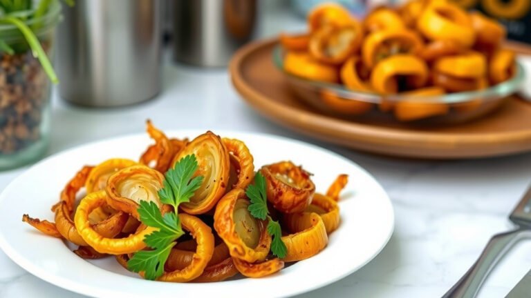 How To Make Air Fryer Crispy Parmesan Onions?