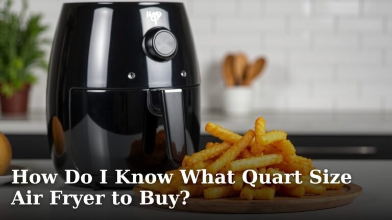 How Do I Know What Quart Size Air Fryer to Buy?