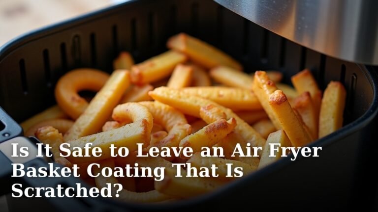 Is It Safe to Leave an Air Fryer Basket Coating That Is Scratched?