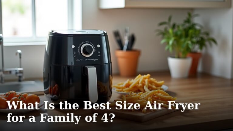 What Is the Best Size Air Fryer for a Family of 4?