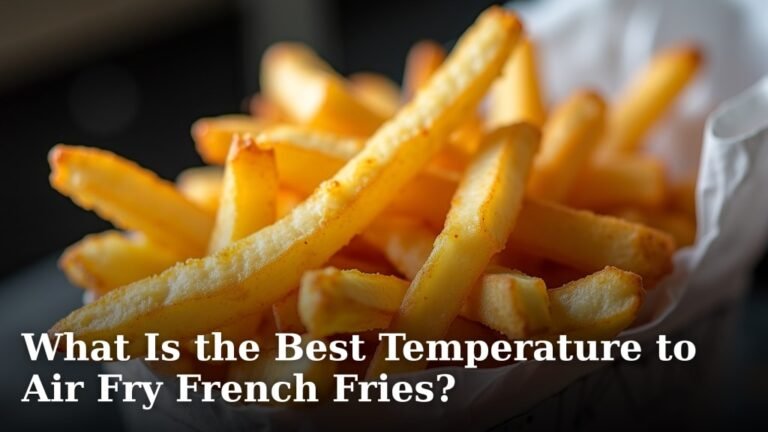 What Is the Best Temperature to Air Fry French Fries?