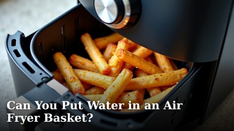 Can You Put Water in an Air Fryer Basket?