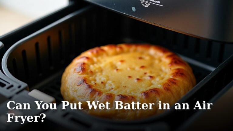 Can You Put Wet Batter in an Air Fryer?