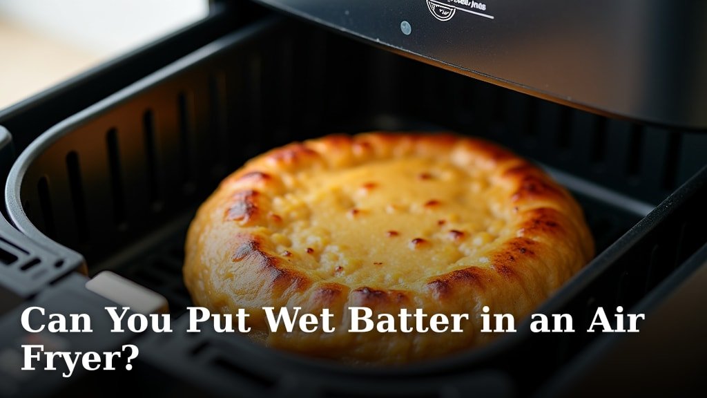 Can You Put Wet Batter in an Air Fryer?