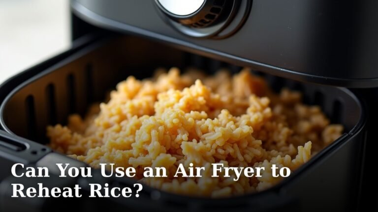Can You Use an Air Fryer to Reheat Rice?