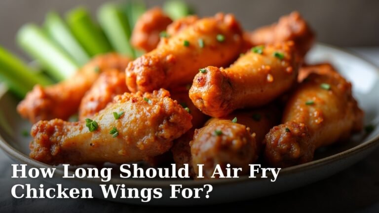 How Long Should I Air Fry Chicken Wings For?