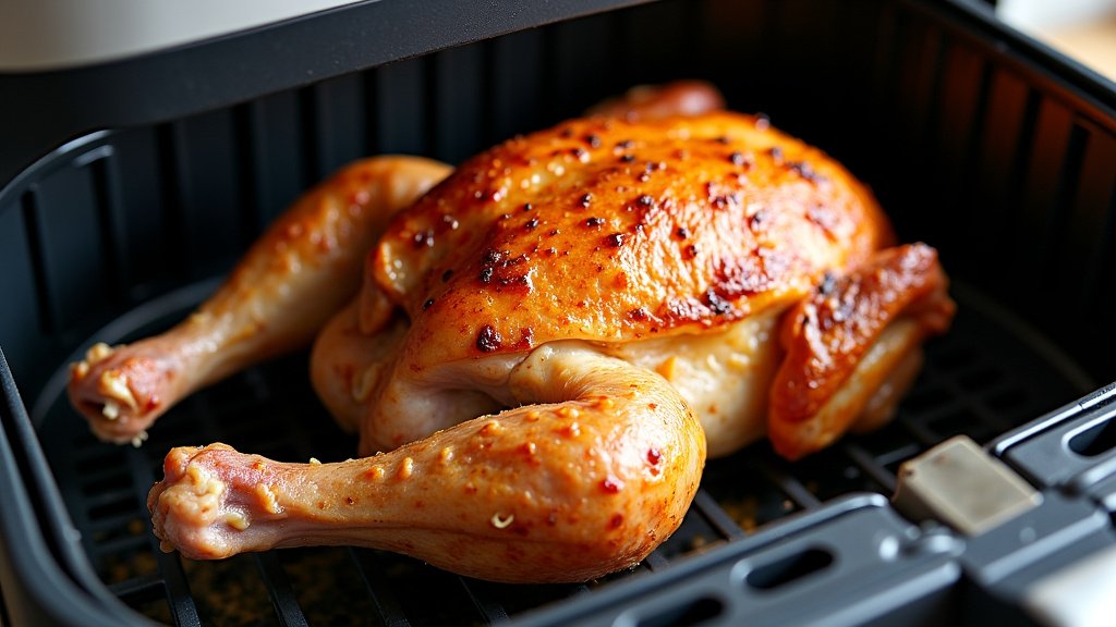 Cooking a Whole Frozen Chicken in Your Air Fryer Oven
