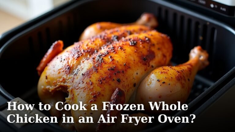 How to Cook a Frozen Whole Chicken in an Air Fryer Oven?