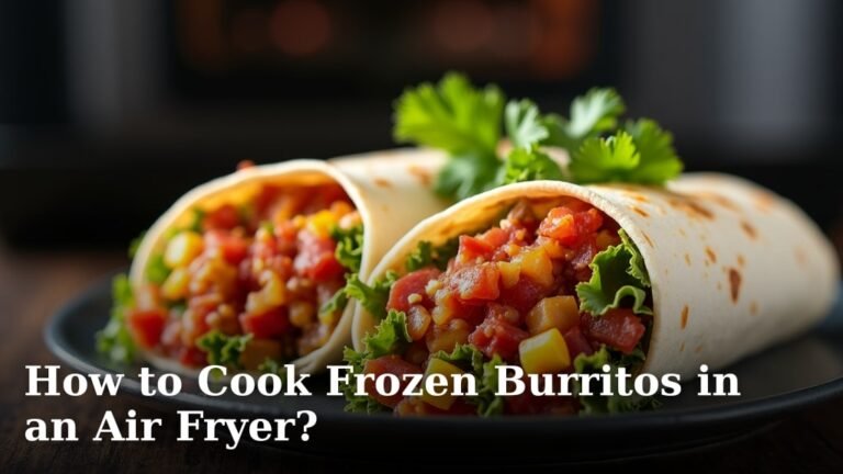 How to Cook Frozen Burritos in an Air Fryer?