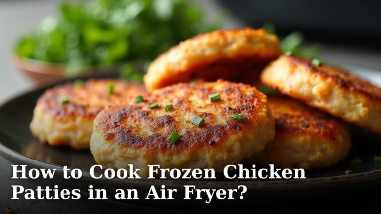 How to Cook Frozen Chicken Patties in an Air Fryer?