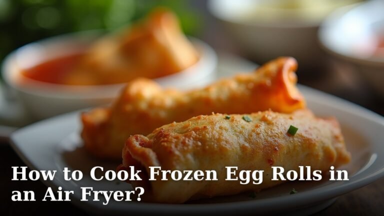 How to Cook Frozen Egg Rolls in an Air Fryer?