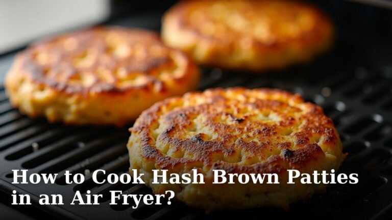 How to Cook Hash Brown Patties in an Air Fryer?