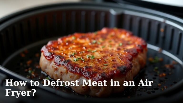 How to Defrost Meat in an Air Fryer?