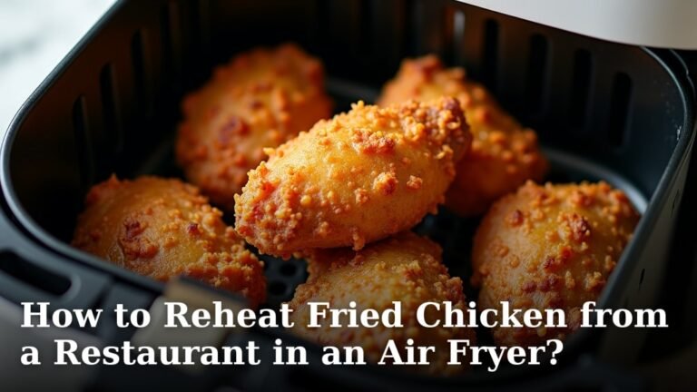 How to Reheat Fried Chicken from a Restaurant in an Air Fryer?