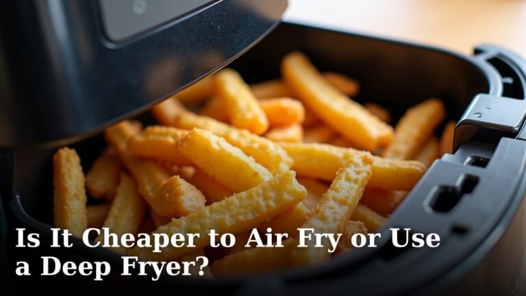 Is It Cheaper to Air Fry or Use a Deep Fryer?