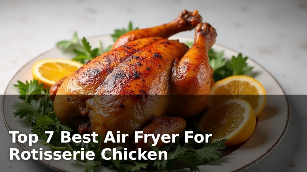 Top 7 Best Air Fryer For Rotisserie Chicken