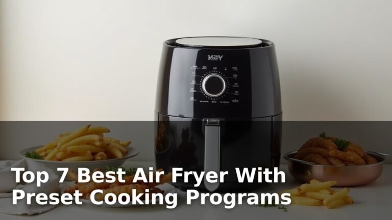 Top 7 Best Air Fryer With Preset Cooking Programs
