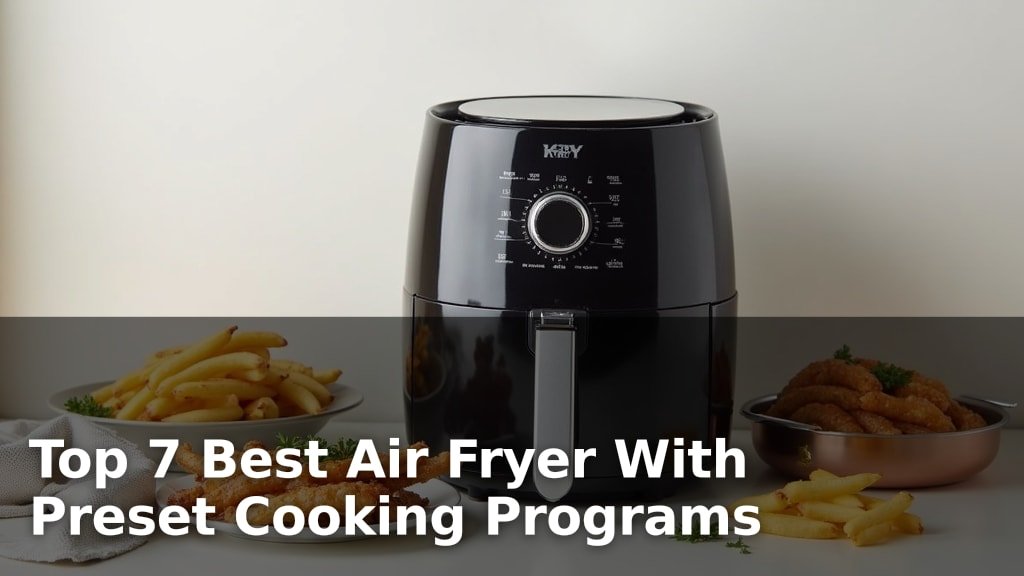 Top 7 Best Air Fryer With Preset Cooking Programs
