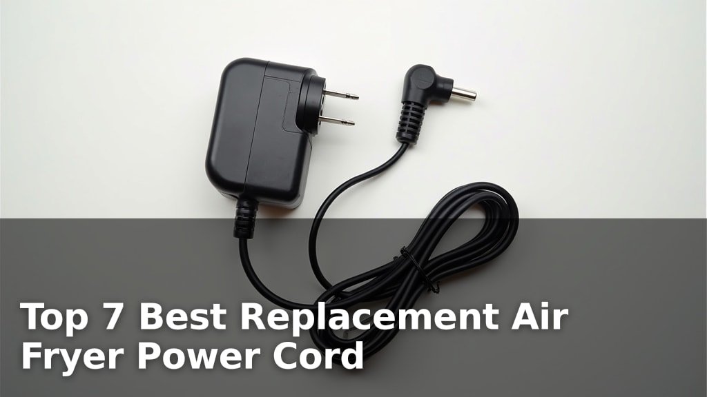 Top 7 Best Replacement Air Fryer Power Cord