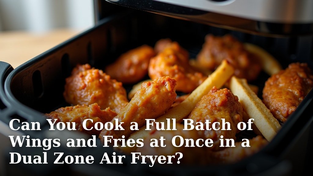 Can You Cook a Full Batch of Wings and Fries at Once in a Dual Zone Air Fryer?