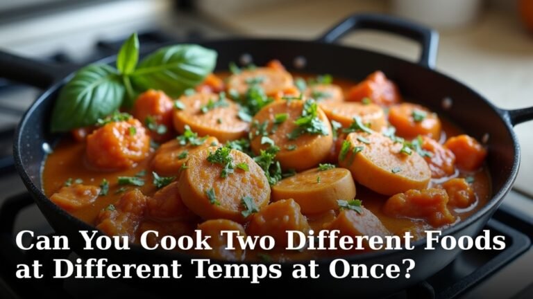 Can You Cook Two Different Foods at Different Temps at Once?