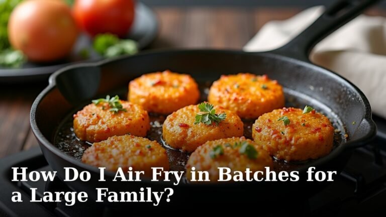 How Do I Air Fry in Batches for a Large Family?