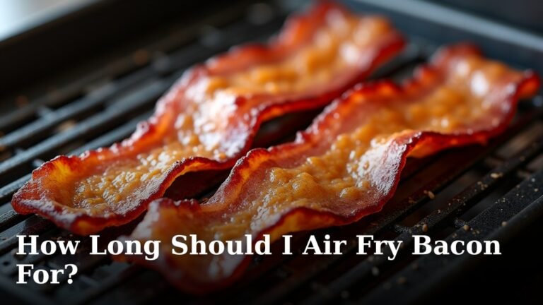 How Long Should I Air Fry Bacon For?