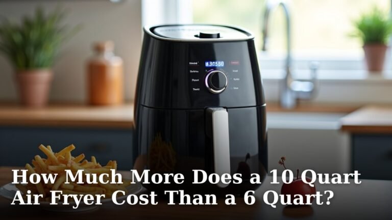 How Much More Does a 10 Quart Air Fryer Cost Than a 6 Quart?