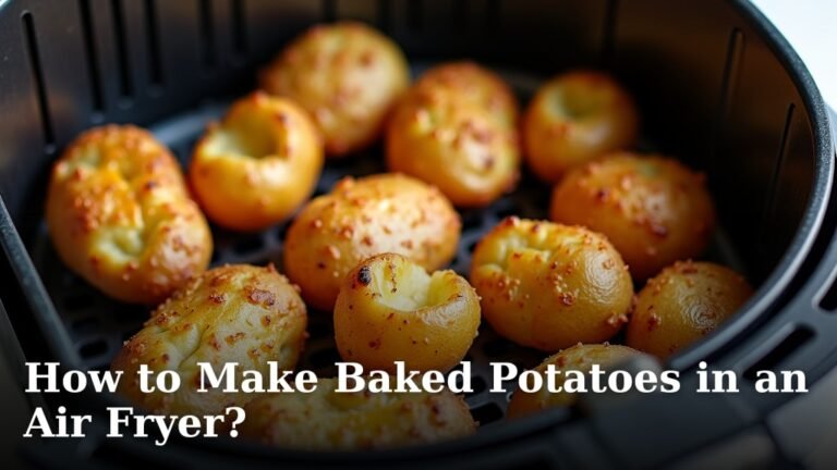 How to Make Baked Potatoes in an Air Fryer?