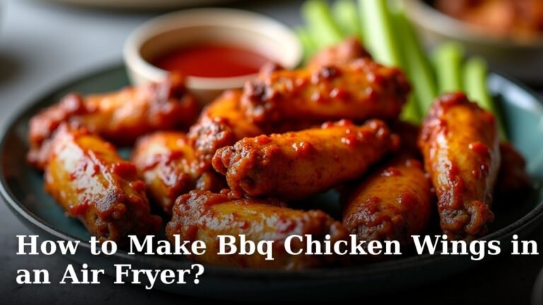 How to Make Bbq Chicken Wings in an Air Fryer?