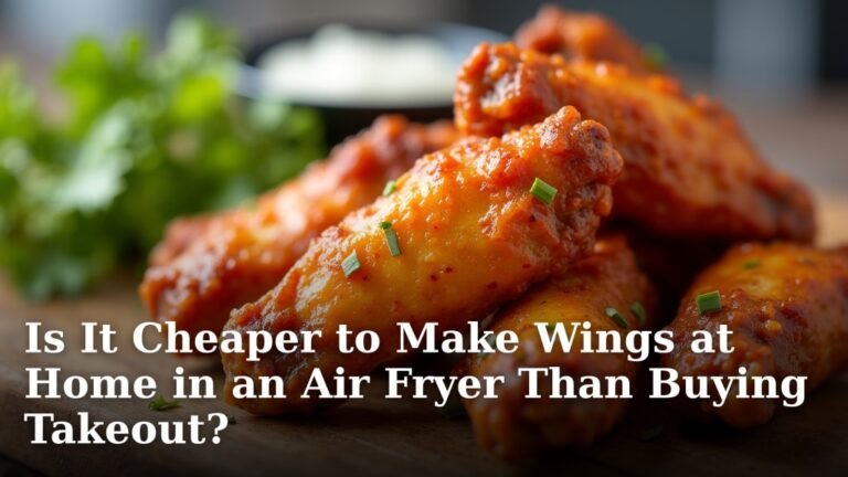 Is It Cheaper to Make Wings at Home in an Air Fryer Than Buying Takeout?