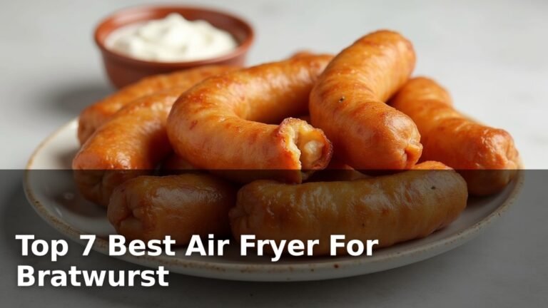 Top 7 Best Air Fryer For Bratwurst