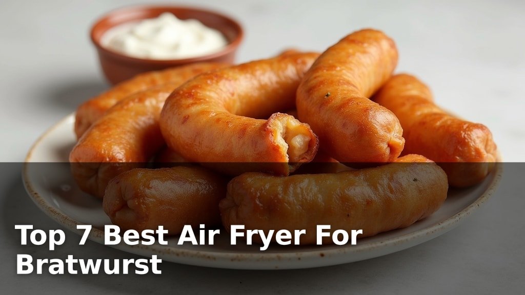 Top 7 Best Air Fryer For Bratwurst