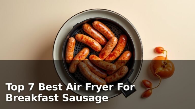 Top 7 Best Air Fryer For Breakfast Sausage