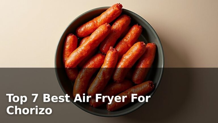 Top 7 Best Air Fryer For Chorizo