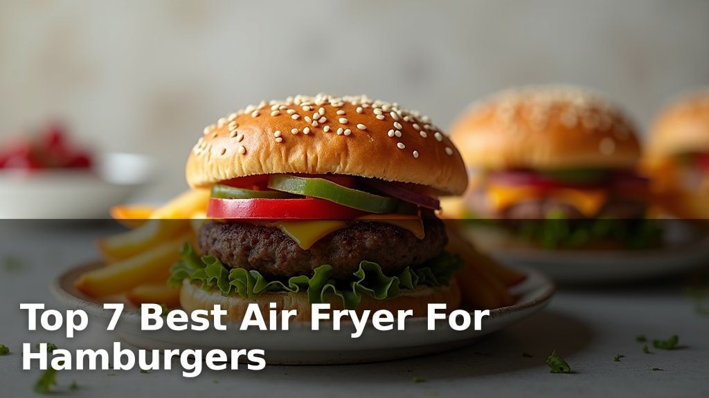 Top 7 Best Air Fryer For Hamburgers