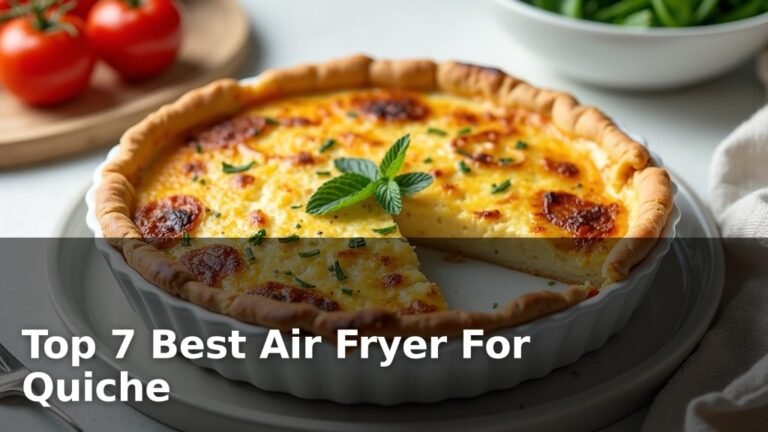 Top 7 Best Air Fryer For Quiche