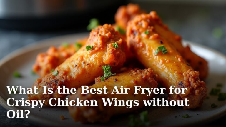 What Is the Best Air Fryer for Crispy Chicken Wings without Oil?